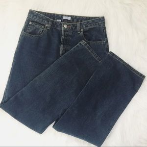 Halogen dark wash bootcut jeans